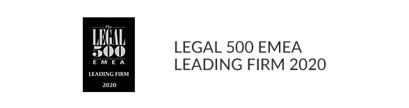 LEGAL 500 EMEA LEADING FIRM 2020 